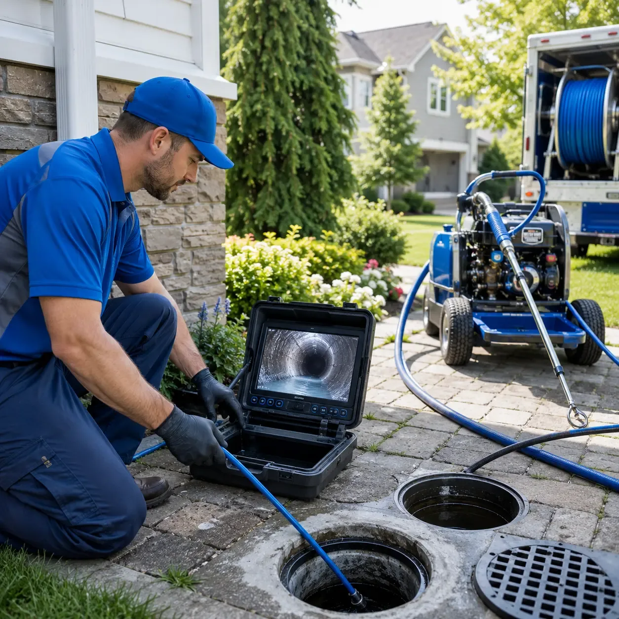 Outdoor drain cleaning professionals serving Holy Cross, IA